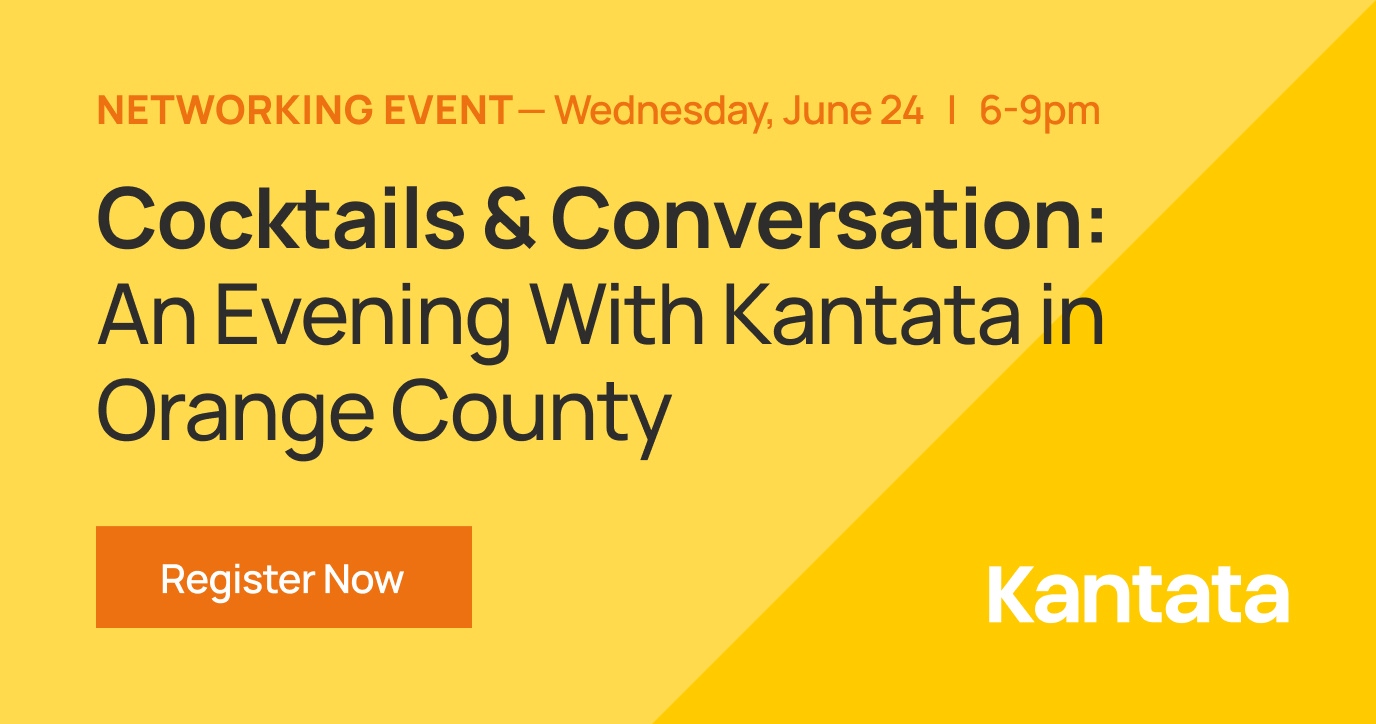 Cocktails & Conversation: An Evening with Kantata in Orange County